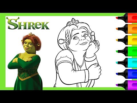 Fiona Shrek Coloring Pages | How to Color Fiona