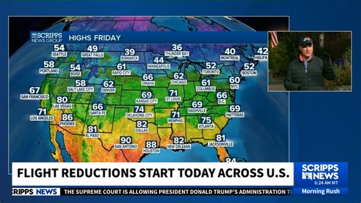 Nationwide Weather Alert: From Chilly North to Sunny South