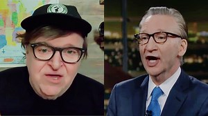 ‘Shut the F**k Up!’ Bill Maher Has to Force Michael Moore to Take Breath As He Excitedly Predi ...