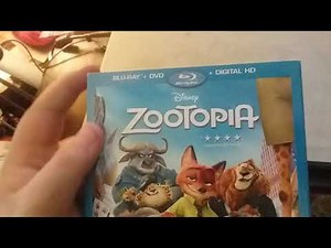 Zootopia Blu-ray Unboxing (New Version)