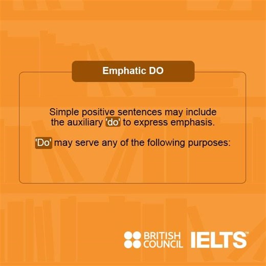 Here’s how you can use the auxiliary verb ‘do’ in simple positive sentences. #IELTS #LearnWithUs #WeCreateOpportunities | British Council Peru