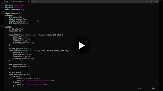 C++ Inventory Management System on Ubuntu Linux | Sri Anjana Reddy Annam Reddy posted on the topic | LinkedIn