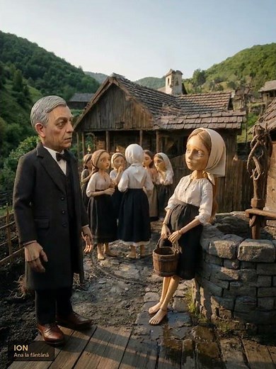 Ion - moment 11 - Ana at the fountain - the scene of despair | Liviu Rebreanu #Shorts