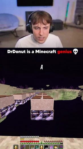 DrDonut is a Minecraft genius 😭💀#drdonutt #drdonut | dr donut