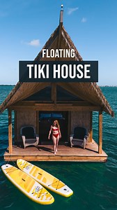 This floating tiki house in Key West, Florida is NUTS! It was crazy waking up, walking out on our front porch, and being greeted with 360 views of the ocean 😍 Would you sleep here?? #houseboat #floatinghouse #tikisuites #overwaterbungalow #uniqueairbnb #uniquehotels #tinyhouse #keywest #keywestflorida #uniqueplaces #tinyhome #tikihouse #tiki #creativetravelcouples | The Endless Adventure
