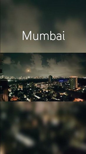 Mumbai Night Skyline 🌙 | Stunning Aerial View of Mumbai Skyscrapers at Night ✨