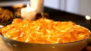 Christmas leftover pie