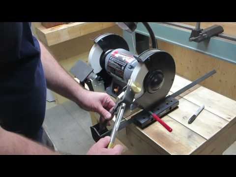 woodturning how to set up a oneway wolverine sharpening jig