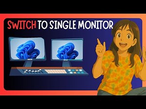 How To EASILY Change From Dual Monitor To Single In Windows 11