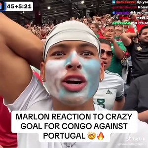 Marlon couldn’t believe it. 🔥🔥 (@Marlon) #marlon #futbol #worldcup #soccer #portugal🇵🇹