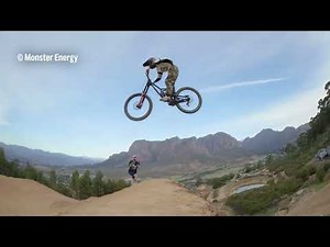 Beyond extreme – best freeride mountain bike riders take on death-defying jumps at Darkfest