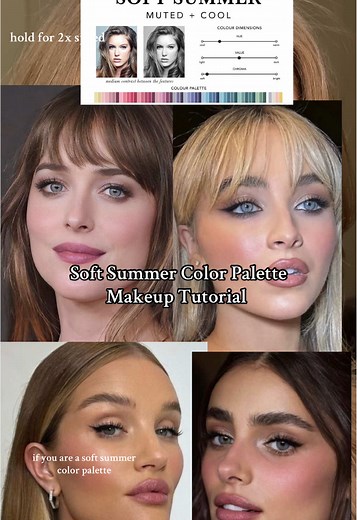 Soft Summer Color Palette Makeup Tutorial Guide