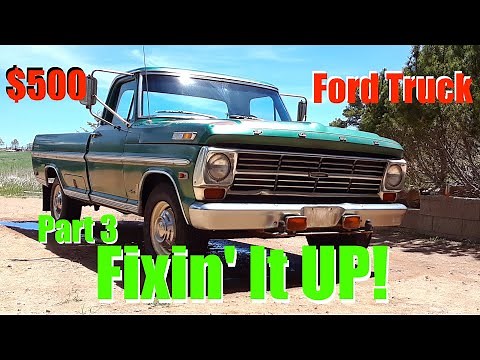 1968 Ford Truck FIXIN' it UP Restore Repair Detail F250 Pickup Project (Part 3)