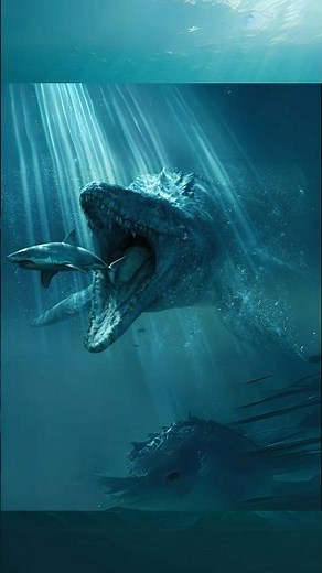 🐋 Mosasaurus – The apex predator of the ancient oceans!