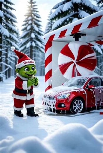 We Wash You a Merry Christmas From Rosalie Car Wash! Grime, the Christmas Troll cant wait to see you! | Rosalie Car Wash