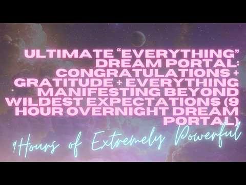 tonight everythingmaxxed:congratulations + gratitude + everything beyond expectations(9 hour portal)