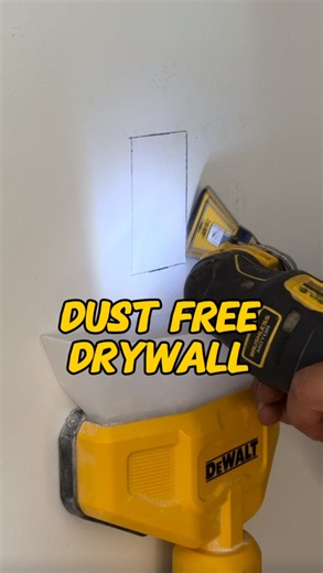 Cody Romer | Home Renovation + Tools + Tips on Instagram: "This little vacuum attachment to collect dust is an absolute game changer. I use this thing all the time with sanding and cutting out any drywall, and the fact that it can suction into a wall and still maintain suction to pull any dust and debris into the funnel- game changer. Model number DXVA00-1500 Pair it up with the gyroscopic screwdriver for your light screwdriver needs and youve got yourself a great little tool kit to cut out and 