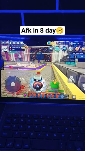 AFK AUTO CLICK KILL MONSTER IN 8 DAYS #blockmango