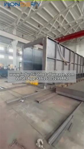 Heavy-Duty Trolley Type Annealing & Tempering Furnace | Precision Heat Treatment for Large Metal Wor