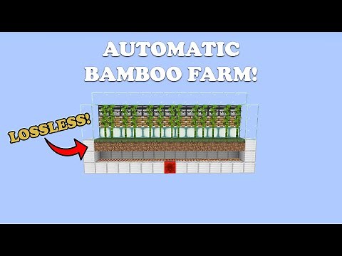 ✅ SIMPLE & EASY Automatic Bamboo Farm Tutorial! | Minecraft Java 1.19.2!