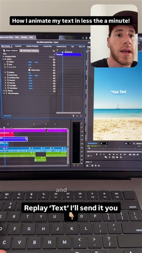 Ben Aizen | Artzen Media on Instagram: "Comment ‘Text’ I’ll send you the link! 🔗 What’s included: -.MOGRT file with 29 custom drag & drop text animations Compatible with all Premiere Pro versions -Instant download -Commercial use allowed -Font list included -Lifetime access & updates -How you use tutorial -FREE BONUS - Extra Text Movement Presets! -FREE BONUS - 10 Animated call-outs to make your text POP!"