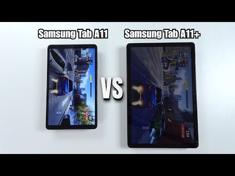 Samsung Tab A11 vs Samsung Tab A11 Plus | Video test Display, SpeedTest, Camera Comparison