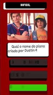👉 SÓ 1% ACERTA 😱 Stranger Things nível INSANO