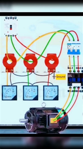 3 Phase Analog Ammeter Wiring Circuit@#%$@&+