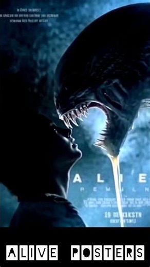 Alien Romulus #1 - Alive Posters. Afiche película Alien Romulus, animado con Ai