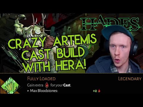 Crazy damage with Artemis' cast and Hera! This build was so much fun /Hades/
