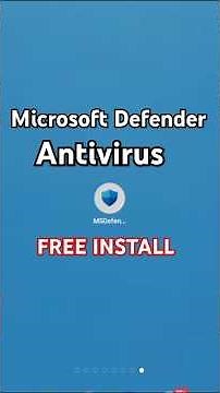 How to Install Microsoft Defender Antivirus on android & ios