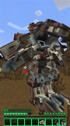 ACHEI UMA POWER ARMOR NO MINECRAFT =0 #minecraft #minecraftmods #minecraftsurvival #shorts #meme