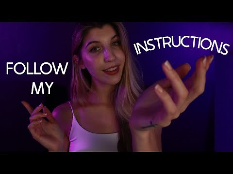 Follow My Instructions ASMR (*Eyes Closed*)