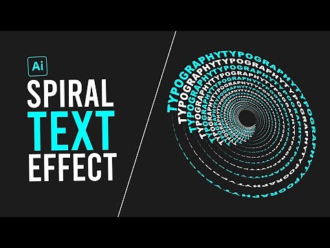 Illustrator Tutorial: Spiral Text Effect Step-by-Step