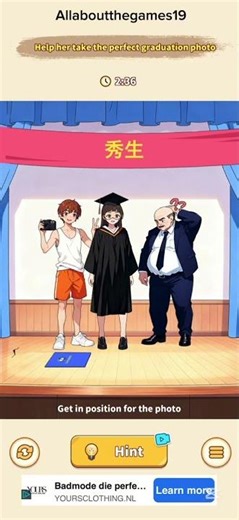 Brain Puzzle 2 Logic Twist Level 119 Graduation Photos Walkthrough #walkthrough #mobilegame #shorts