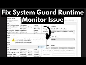 Windows Event 7023 Service Control Manager (System Guard Runtime Monitor Broker.exe terminated )
