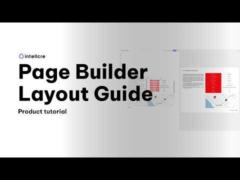 How to Edit Layout of Text, Images, and Table Blocks in IntellCRE Page Builder