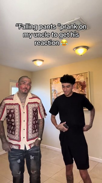 Falling Pants Prank on Uncle: Hilarious Reaction