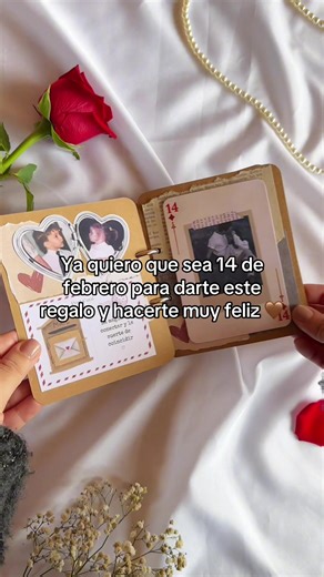 Ideas de regalos para San Valentín en scrapbook