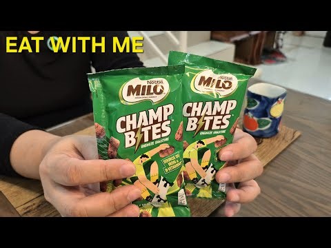Eat with me : MILO CHAMP BITES - CHOCO MALT SNACK