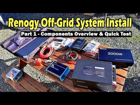 Renogy Off Grid Power System Review Part 1 - Intro, Plans and Quick Test
