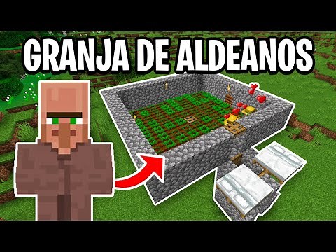 Cómo Hacer una Granja de Aldeanos (Muy Fácil) - Minecraft Java 1.20
