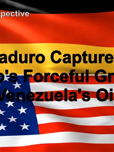 Welcome to the German perspective. Today’s topic: Maduro Captured: Trump's Forceful Grab for Venezuela's Oil. The United States has dramatically apprehended Venezuelan President Nicolás Maduro, transporting him to a high-security prison in Brooklyn, New York. Maduro faces charges in a New York City court for alleged decades of cooperation with narco-terrorists, aiming to bring cocaine into the United States. This action aligns with Donald Trump's national security strategy, which seeks to elimin