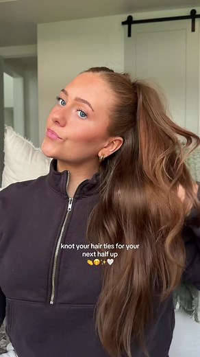 knotted hair ties?! Who knew. 🤩🤩IB:@✨ Chenoa ✨ #hairtok #halfuphalfdown #halfuphalfdownhairstyle #slickedbackhair #slickedhairstyles #haircontentcreator #haircontent #redhair #redhead #creatorsearchinsights @gimme beauty