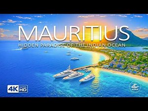 Mauritius in 4K 🇲🇺 |Turquoise Lagoons, White Sand Beaches & Indian Ocean Paradise Drone Footage