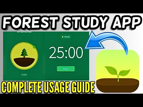 How to Use Forest App for Studying | Forest Focus App Complete Guide