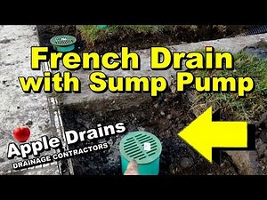 French Drain & Sump Pump Move Water Fast