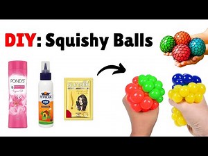 Learn How to make a squishy stress ball at home with the help of sticky glue and ballons.