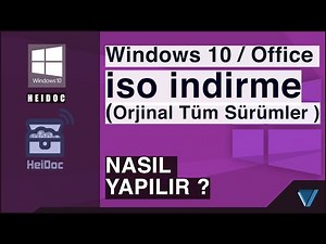 Windows 10 iso dosyası indirme l Heidoc Nasıl Kullanılır ?