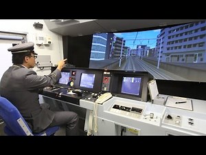 Accident response training shown to the press at the Mito General Training Center